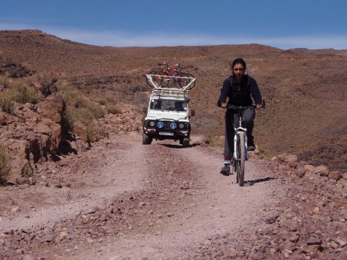 circuit VTT en famille de l'atlas au dunes du Chegaga