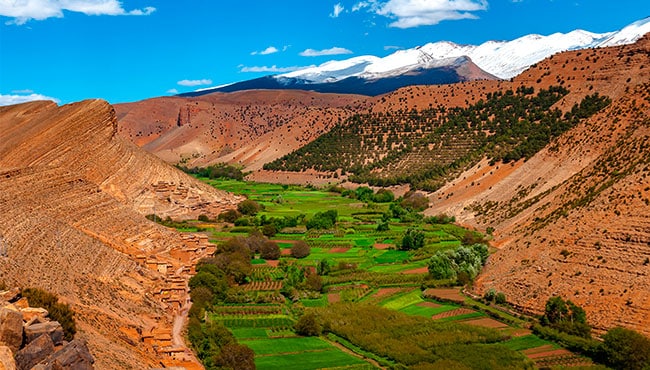 randonnée dans la vallée heureuse haut atlas maroc