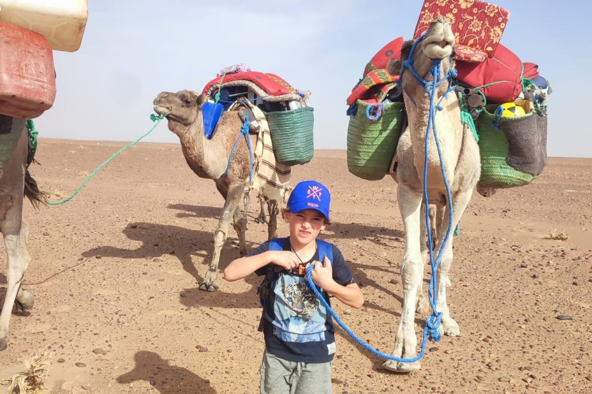 Randonnées en familles au maroc, trek famille maroc