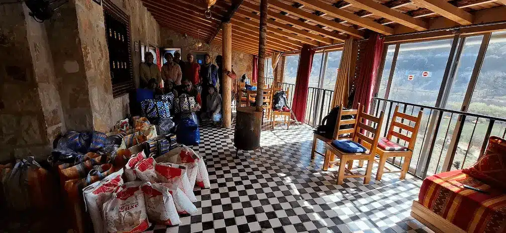 randonnée solidaire dans les bergeries et lacs du moyen atlas