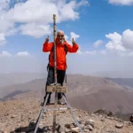 Sommet M’Goun 4071 mètres vue panoramique Atlas désert