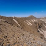 Randonneurs sur la crête du M’Goun trek altitude Maroc