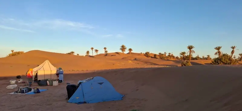 trek désert Maroc Bivouac