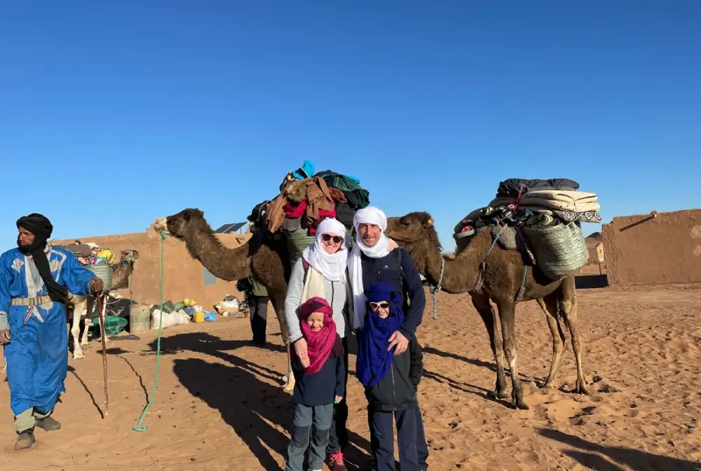 trek-desert-maroc-en-famille trek dans le désert du maroc en famille