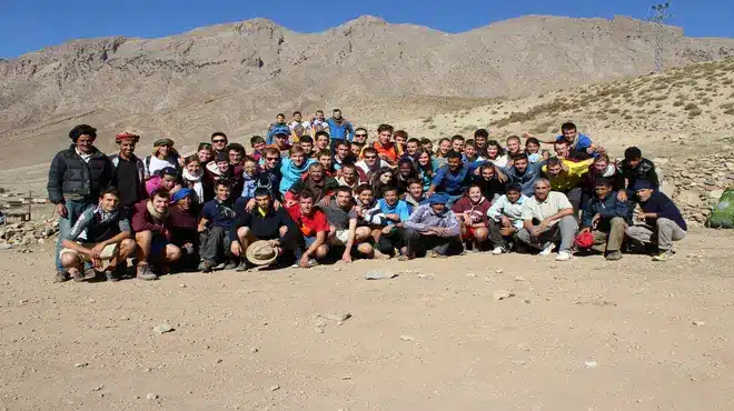 Notre équipe muletiers dans le haut Atlas