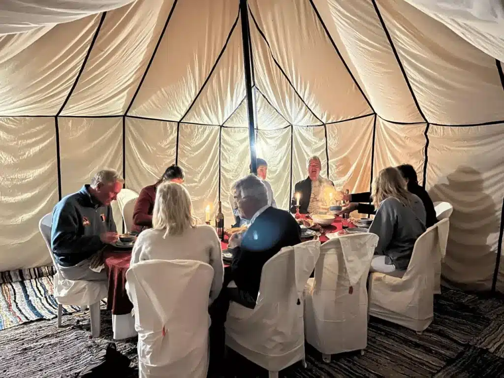 luxury tent for private tours in Morocco