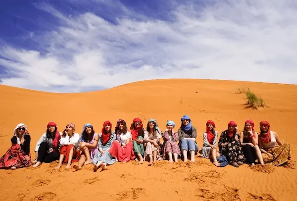 Circuit femmes Maroc en grand groupe