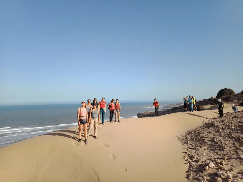 Trek sur les dunes de la cote atlantique Essaouira