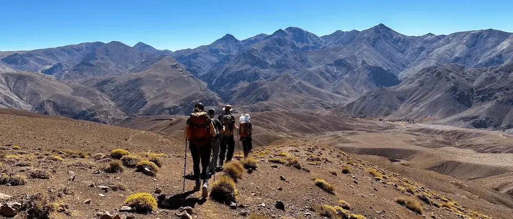 Trekking ascension M’Goun