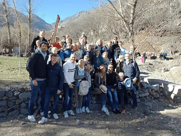 voyage en grand groupe familiale au Maroc