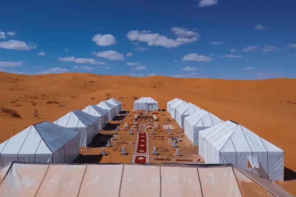 Bivouac de luxe aux dunes Merzouga