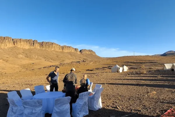 séjour en bivouac de luxe mobile au maroc
