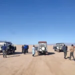 Circuit 4x4 sud Maroc évasion saharienne traversant le plateau du lac Iriki vers les dunes de Chegaga