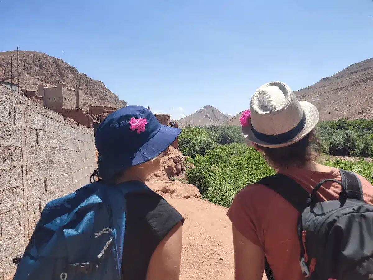 trek vallée des roses entre femmes
