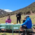 Pause midi en trek 2 jours ascension du Toubkal