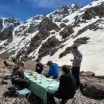 Pique-nique ascension du Toubkal en 2 jours