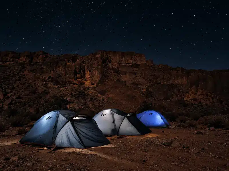 Bivouac sauvage au cœur des canyons de Djebel Saghro